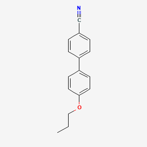 molecular formula C16H15NO B1294611 [1,1'-联苯]-4-腈, 4'-丙氧基- CAS No. 52709-86-1