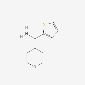 (Tetrahydro-2H-pyran-4-yl)(thiophen-2-yl)methanamine