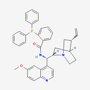 2-(Diphenylphosphino)-N-((S)-(6-methoxyquinolin-4-yl)((1S,2S,4S,5R)-5-vinylquinuclidin-2-yl)methyl)benzamide