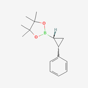 4,4,5,5-Tetramethyl-2-((1R,2S)-2-phenylcyclopropyl)-1,3,2-dioxaborolane