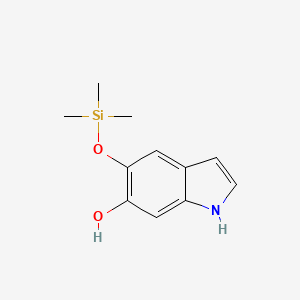 5-((Trimethylsilyl)oxy)-1H-indol-6-ol