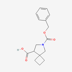 6-((Benzyloxy)carbonyl)-6-azaspiro[3.4]octane-8-carboxylic acid