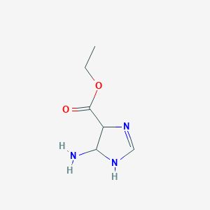 ethyl 5-amino-4,5-dihydro-1H-imidazole-4-carboxylate