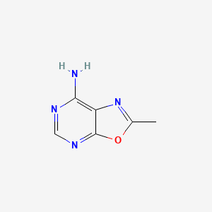 2-Methyl(1,3)oxazolo(5,4-d)pyrimidin-7-amine