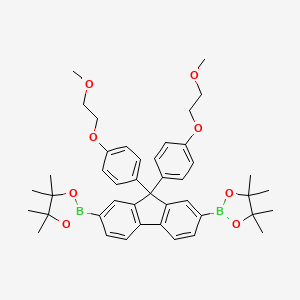 2,2'-(9,9-Bis(4-(2-methoxyethoxy)phenyl)-9H-fluorene-2,7-diyl)bis(4,4,5,5-tetramethyl-1,3,2-dioxaborolane)