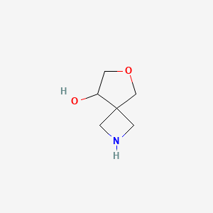 molecular formula C6H11NO2 B12946318 6-Oxa-2-azaspiro[3.4]octan-8-ol 