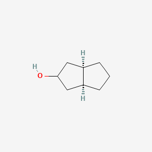 molecular formula C8H14O B12946324 Rel-(2s,3aR,6aS)-octahydropentalen-2-ol 