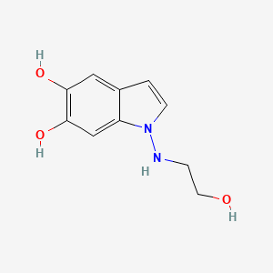 1-((2-Hydroxyethyl)amino)-1H-indole-5,6-diol