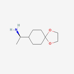 (R)-1-(1,4-Dioxaspiro[4.5]decan-8-yl)ethan-1-amine