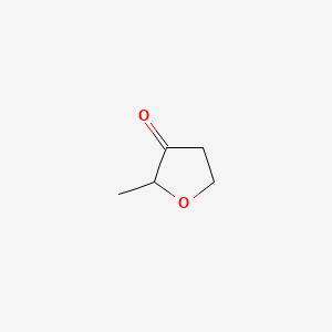 molecular formula C5H8O2 B1294639 2-甲基四氢呋喃-3-酮 CAS No. 3188-00-9