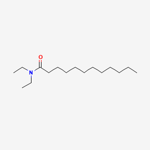 molecular formula C16H33NO B1294644 N,N-二乙基十二酰胺 CAS No. 3352-87-2