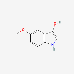 molecular formula C9H9NO2 B12946476 5-Methoxy-1H-indol-3-ol 