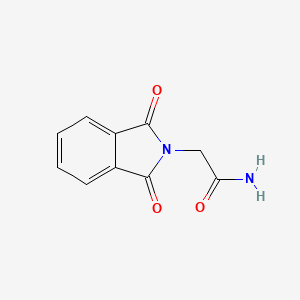 molecular formula C10H8N2O3 B1294648 2-邻苯二甲酰亚胺乙酰胺 CAS No. 4935-96-0