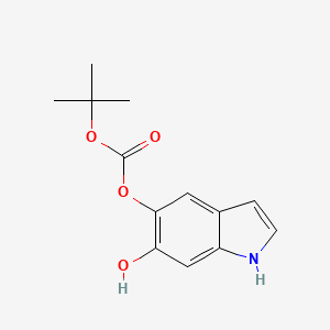 tert-butyl (6-hydroxy-1H-indol-5-yl) carbonate