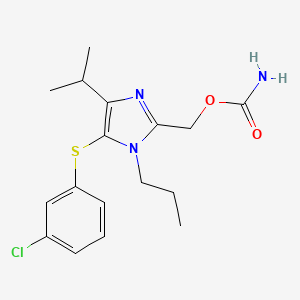 2-Carbamoyloxymethyl-5-(3-chlorophenylthio)-1-n-propyl-4-isopropyl-1H-imidazole