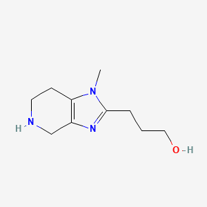 3-(1-Methyl-4,5,6,7-tetrahydro-1H-imidazo[4,5-c]pyridin-2-yl)propan-1-ol