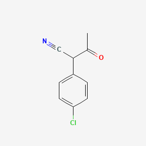 B1294653 2-(4-Chlorophenyl)-3-oxobutanenitrile CAS No. 5219-07-8