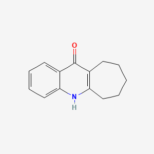 molecular formula C14H15NO B1294654 5,6,7,8,9,10-Hexahydro-cyclohepta[b]quinolin-11-one CAS No. 5220-39-3