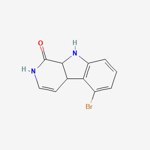 5-Bromo-2,4a,9,9a-tetrahydro-1H-pyrido[3,4-b]indol-1-one