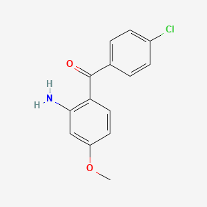 (2-Amino-4-methoxyphenyl)(4-chlorophenyl)methanone