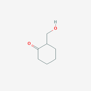 molecular formula C7H12O2 B1294659 2-(羟甲基)环己酮 CAS No. 5331-08-8
