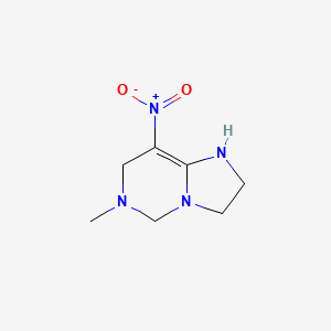 6-Methyl-8-nitro-1,2,3,5,6,7-hexahydroimidazo[1,2-c]pyrimidine