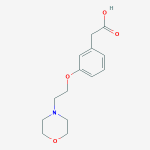 2-(3-(2-Morpholinoethoxy)phenyl)acetic acid