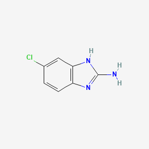 molecular formula C7H6ClN3 B1294662 1H-Benzimidazol-2-amine, 5-chloro- CAS No. 5418-93-9