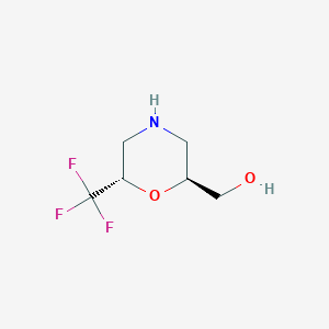 ((2S,6S)-6-(Trifluoromethyl)morpholin-2-yl)methanol