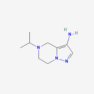 5-Isopropyl-4,5,6,7-tetrahydropyrazolo[1,5-a]pyrazin-3-amine