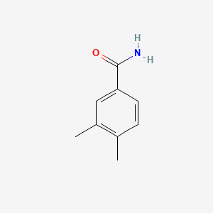 molecular formula C9H11NO B1294666 3,4-Dimethylbenzamide CAS No. 5580-33-6