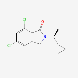 (S)-5,7-Dichloro-2-(1-cyclopropylethyl)isoindolin-1-one