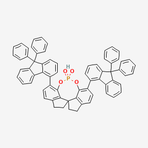 1,10-bis(9,9-diphenylfluoren-4-yl)-12-hydroxy-4,5,6,7-tetrahydroiindeno[7,1-de:1',7'-fg][1,3,2]dioxaphosphocine 12-oxide