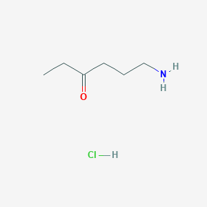 6-Aminohexan-3-one hydrochloride