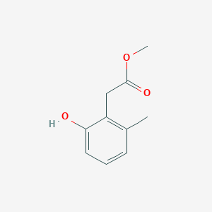 molecular formula C10H12O3 B12946737 Methyl 2-(2-hydroxy-6-methylphenyl)acetate 