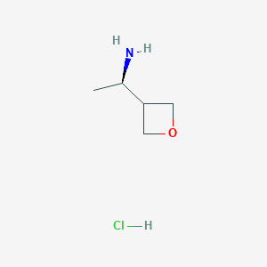 (R)-1-(Oxetan-3-YL)ethan-1-amine hcl