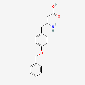 3-Amino-4-(4-(benzyloxy)phenyl)butanoic acid