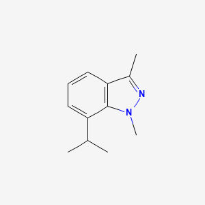 7-isopropyl-1,3-dimethyl-1H-indazole