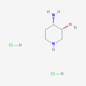 molecular formula C5H14Cl2N2O B12946801 (3R,4S)-4-Aminopiperidin-3-ol dihydrochloride 