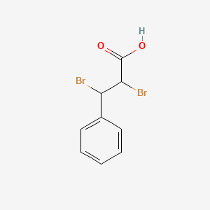 molecular formula C9H8Br2O2 B1294681 2,3-Dibromo-3-phenylpropanoic acid CAS No. 6286-30-2