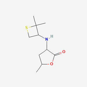 3-((2,2-Dimethylthietan-3-yl)amino)-5-methyldihydrofuran-2(3H)-one