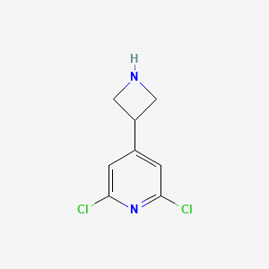 4-(Azetidin-3-yl)-2,6-dichloropyridine