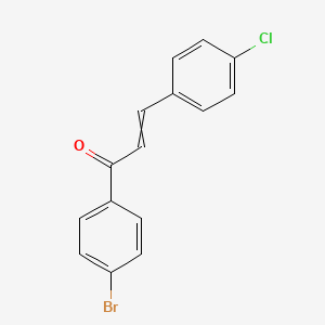 molecular formula C15H10BrClO B1294684 (Z)-1-(4-bromophenyl)-3-(4-chlorophenyl)prop-2-en-1-one 