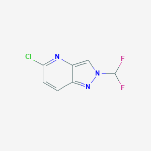 5-Chloro-2-(difluoromethyl)-2H-pyrazolo[4,3-b]pyridine