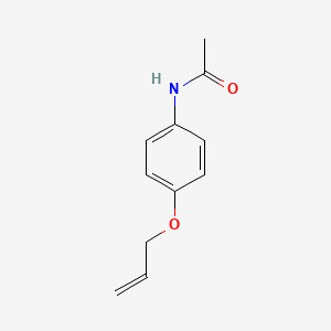 molecular formula C11H13NO2 B1294689 4'-烯丙氧基乙酰苯胺 CAS No. 6622-73-7