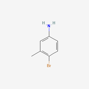 molecular formula C7H8BrN B1294692 4-溴-3-甲基苯胺 CAS No. 6933-10-4