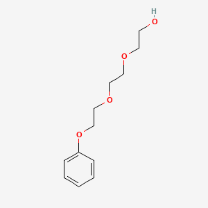 molecular formula C12H18O4 B1294694 三甘醇单苯基醚 CAS No. 7204-16-2