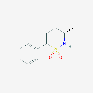 (3S)-3-Methyl-6-phenyl-1,2-thiazinane 1,1-dioxide