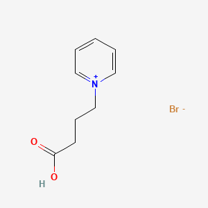 molecular formula C9H12BrNO2 B12946976 1-(3-Carboxypropyl)pyridin-1-ium bromide 