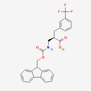 (R)-3-((((9H-Fluoren-9-yl)methoxy)carbonyl)amino)-2-(3-(trifluoromethyl)benzyl)propanoic acid